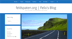 Desktop Screenshot of feldspaten.org